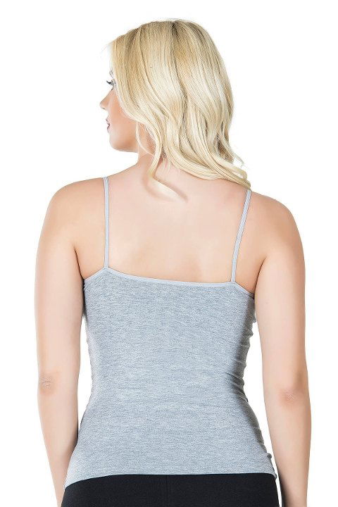 Pamuklu Nefes Alan İp Askılı Kadın Atlet Derya Kurşun 210 - 2