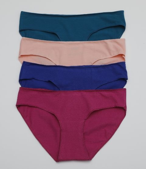 Likralı Yüksek Bel Bikini Slip Külot Öztaş 2734