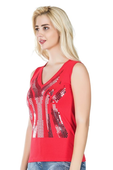 Esnek Tek Parça Body Kadın Derya 270 - Kırmızı