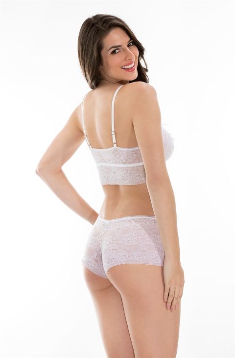 NBB Dantel Detaylı Kapsız Bralet Sütyen Takım NBB 4734 - Görsel 2