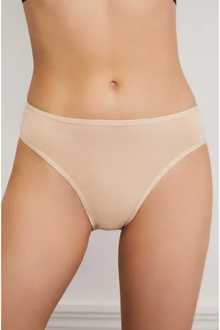 Pamuklu Düz Lastik Slip Külot 5'li Karışık Eros 770 - Karışık