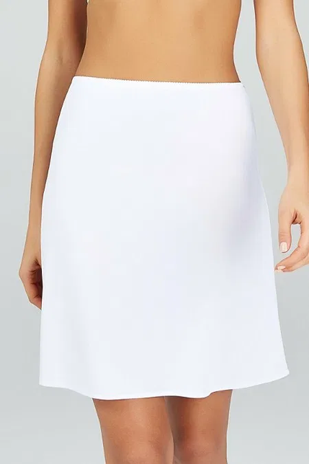 Kom Basic Midi Jüpon - Beyaz