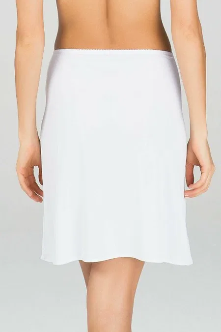 Kom Basic Midi Jüpon - Beyaz