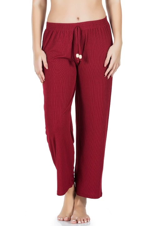 Lastikli Yüksek Bel Pantolon Ekru Derya 020