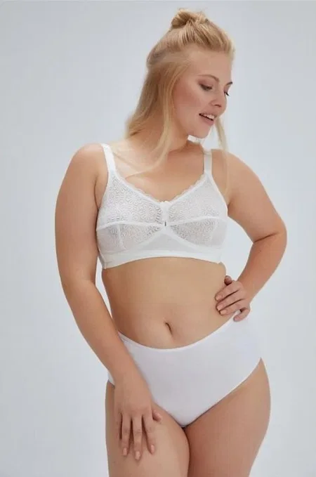 Tam Kap Yan Kemikli Toparlayıcı Sütyen Eros 320 - Ekru