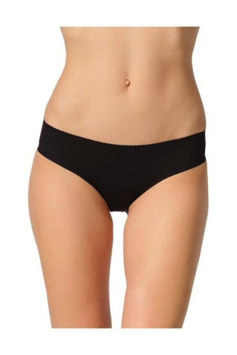 Lazer Kesim Düşük Bel Korse Siyah Emay 2701 - Siyah