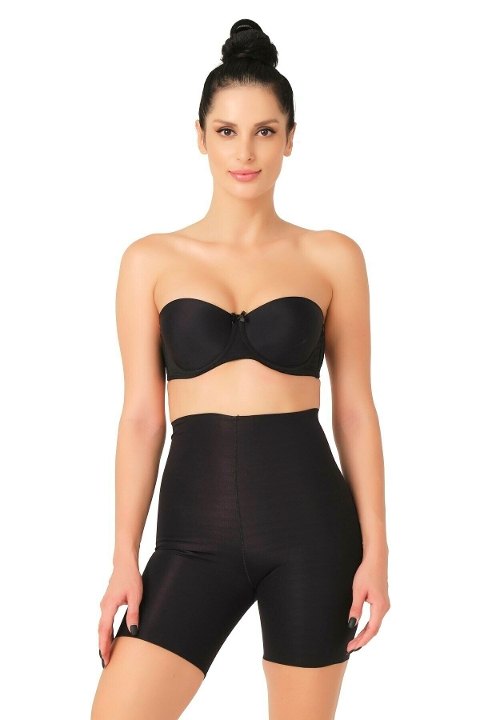 Yüksek Bel Dikişsiz Korse Boxer Emay 2707 - Siyah