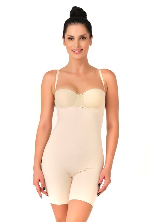 Lazer Kesim Göğsü Açık Toparlayıcı Korse Emay 2758 - Ten