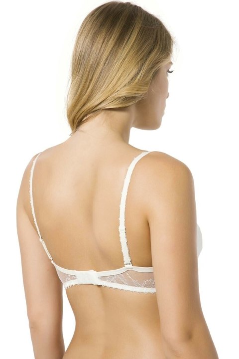 Destekli Dantelli Yarım Kap Sütyen Le Jardin 7003 - Ekru