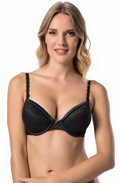 Destekli Dantelli Yarım Kap Sütyen Le Jardin 7003