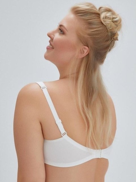 Toparlayıcı Yan Kemik Destekli Tam Kap Sütyen Eros 100 - Ekru