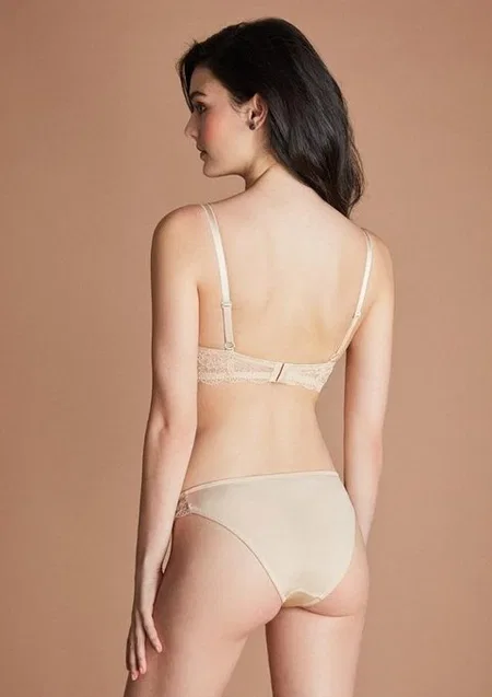 Yarı Push-up Sütyen ve Bikini Külot Takımı Eros 812 - Ten
