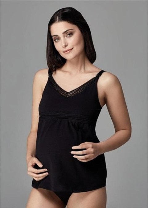 Çift Katmanlı Emzirme Atleti Eros 510 - Siyah