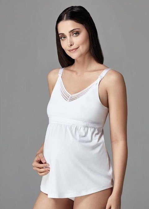 Çift Katmanlı Emzirme Atleti Eros 510 - Beyaz