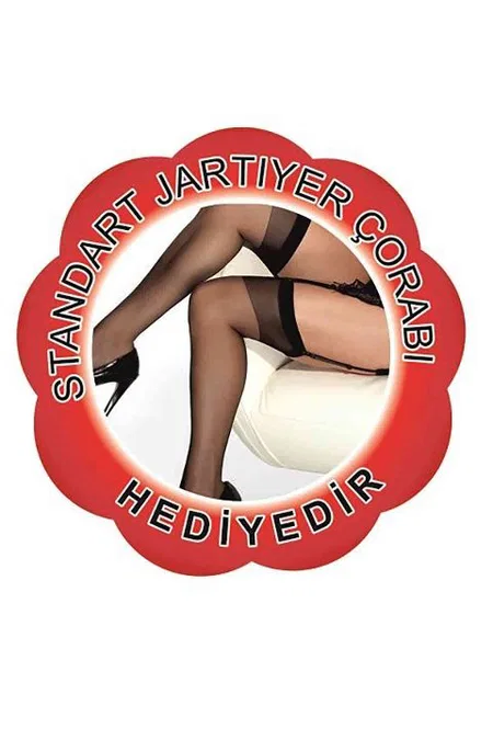 Merry See Sexy Jartiyerli Kostüm Çok Renkli - Çok Renkli