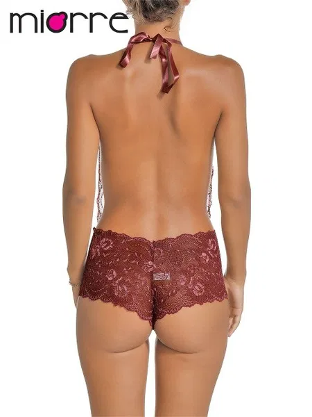 Miorre Göğüs Dekolteli Miorre Dantel Babydoll - Görsel 11