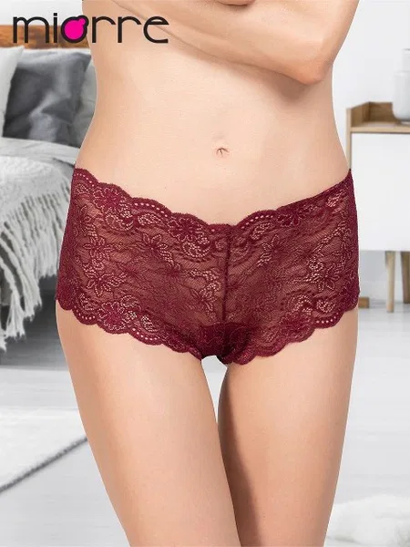 Miorre Bordo Dantel Hipster Külot - Bordo