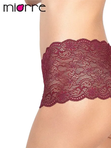 Miorre Bordo Dantel Hipster Külot - Bordo