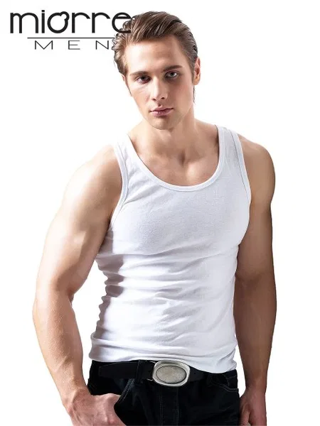 Miorre Klasik Erkek Atlet - %100 Pamuk - Beyaz