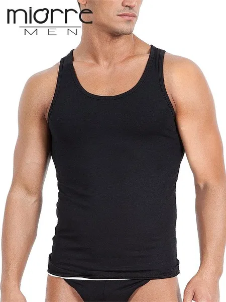 Miorre Miorre Yüzde yüz Pamuk Penye Erkek Atlet - Büyük Beden Seçenekleri - Görsel 5