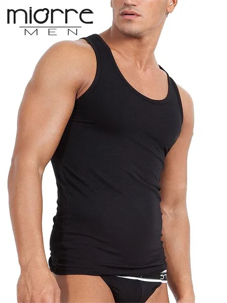 Miorre Miorre Yüzde yüz Pamuk Penye Erkek Atlet - Büyük Beden Seçenekleri - Görsel 6