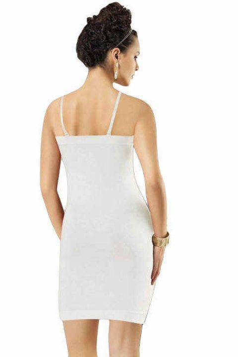 Tam Boy Silikonlu Kombinezon Korse Miss Modinn 1150 - Beyaz