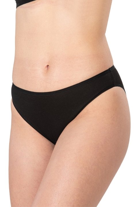 Yüksek Bel Pamuklu Slip Külot Emay 1441 - Siyah