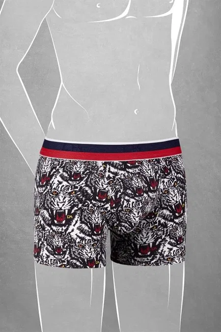 Modal Kaplan Baskılı Normal Paça Boxer Doreanse 610 - Kaplan
