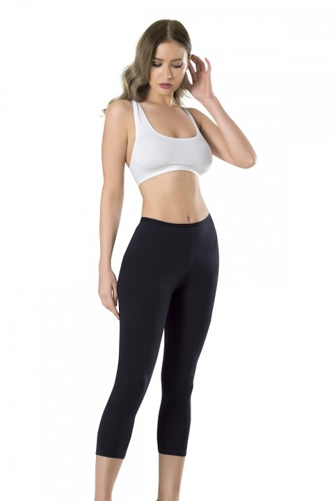 Yüksek Bel Esnek Modal Kapri Tayt Fabony 1040