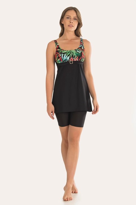 NBB Ayarlanabilir Üst Kesim Taytlı Elbise Tankini NBB 51242 - Görsel 3