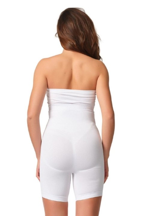 Dikişsiz Yüksek Bel Boxer Korse Emay 2087 - Beyaz