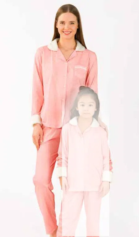 Yeni İnci Pamuklu Önden Düğmeli Kısa Kollu Pijama Takımı Yeni İnci 1736