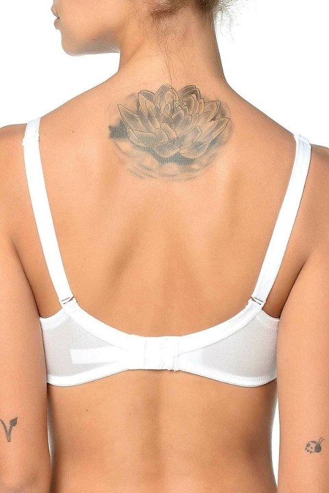 Dantelli Soft Cup Dolgusuz Sütyen Orkide 8100 - Beyaz