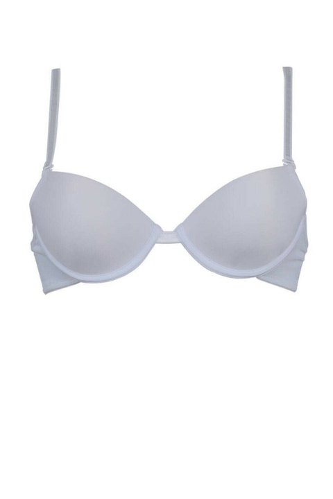 Fransız Dantel Detaylı Dantelli Sütyen Orkide 2450 - Beyaz