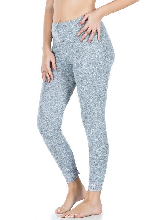 Yüksek Bel Dantelli Kadın Tayt Derya 422