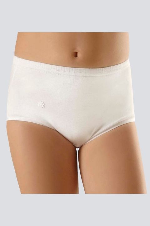 %100 Pamuk, Yumuşak Lastik Kız Çocuk Külot  Türen 412