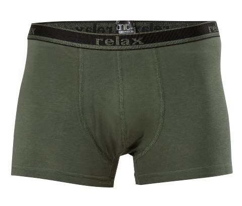 Esnek Bel Lastiği Pamuk Boxer Anıt 1268 - Haki