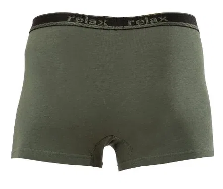 Esnek Bel Lastiği Pamuk Boxer Anıt 1268 - Haki