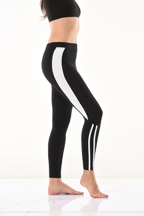 Yüksek Bel Esnek Tayt Spor Günlük Derya 0591 - Siyah