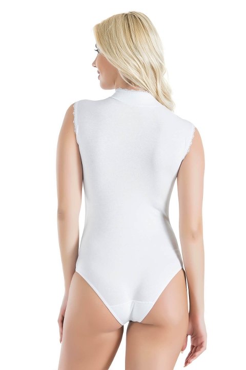 Sıfır Kol Dantel Detaylı Body Derya Kurşun 336 - 2