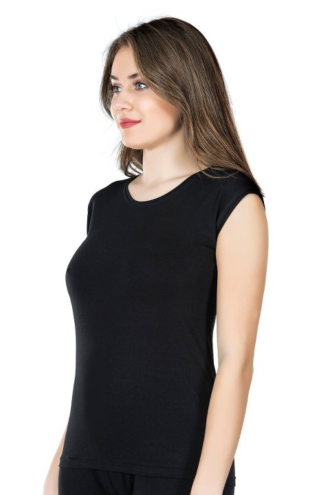 Tek Parça Kesim Çıtçıtlı Body Derya Kurşun 218 - Siyah