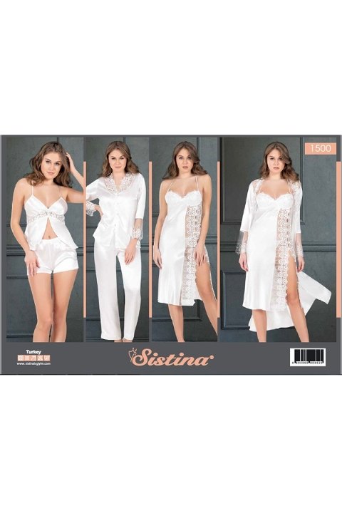 Koton Likra Beyaz 6'lı Set Sistina 1500 - Beyaz