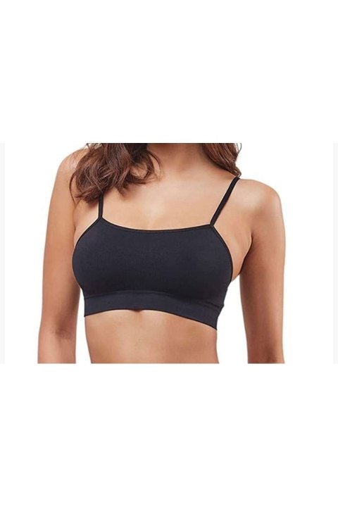 Balensiz Dantel Detaylı Askılı Büstiyer Sistina 720 - Siyah