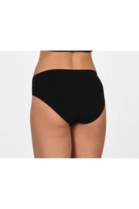 Dikişsiz Pamuklu Slip Külot Sistina 730 - Siyah