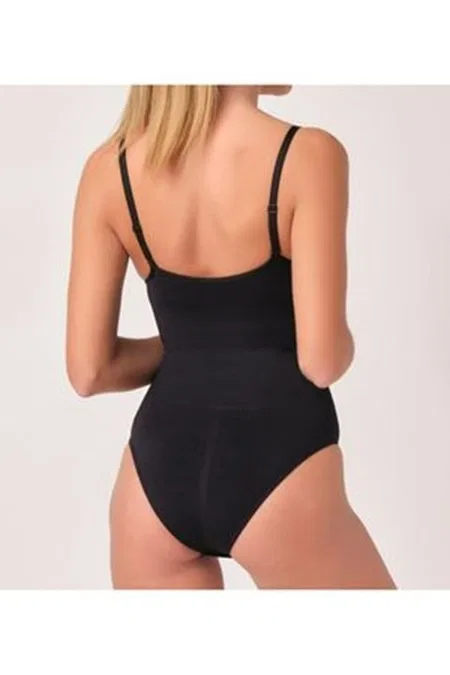 Dikişsiz Kademeli Kompresyonlu Korse Sistina 755 - Siyah