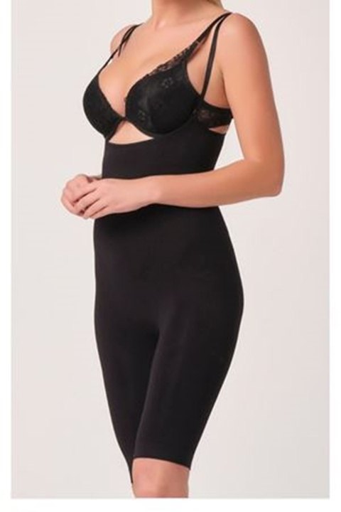 Yüksek Bel Dikişsiz Korse Sistina 751 - Siyah
