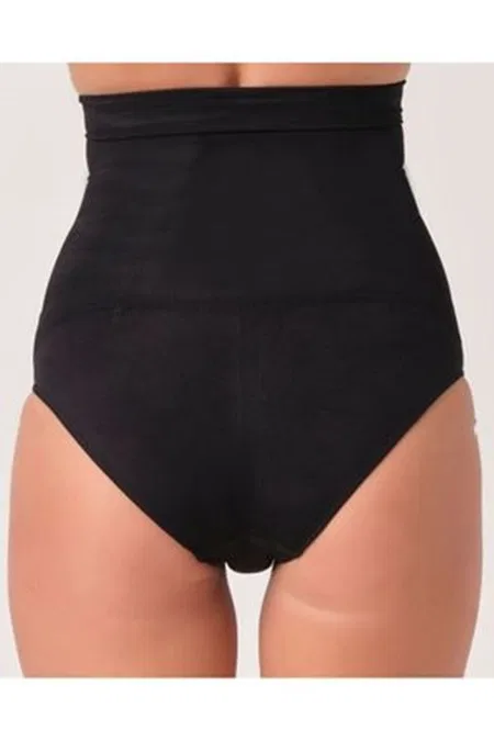 Mikrofibre Dikişsiz Slip Korse Sistina 780 - Siyah