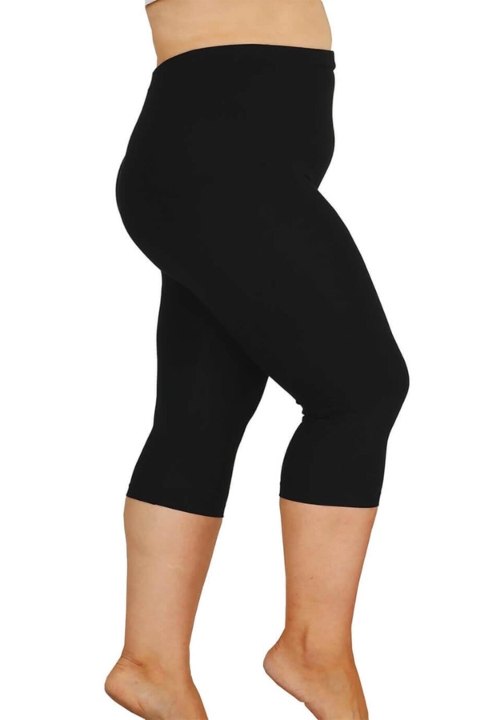 Yüksek Bel Siyah Kapri Tayt Lady 1107