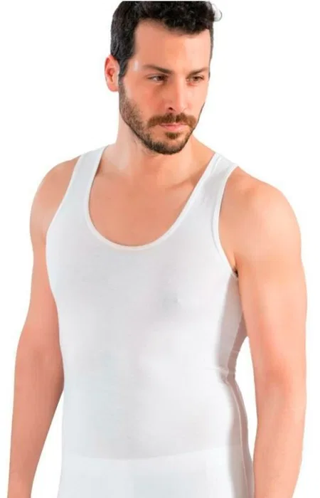 Yumuşak Bambu Modal Atlet Lüx DRM 3900 - Beyaz