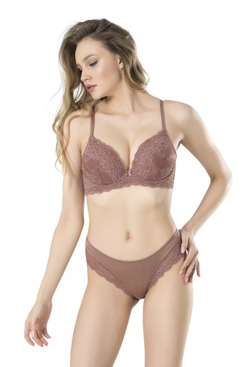 Sütyen-Külot Takımı Dayanıklı Siyah Vizon Fabony 4080